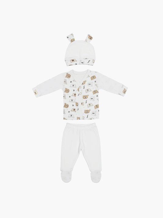 Ajuar 3 Batas PREMATURO Estampado