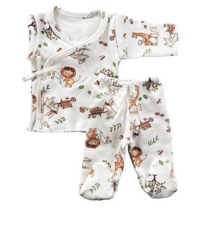 Ajuar 2 piezas PREMATURO Cinta Estampado