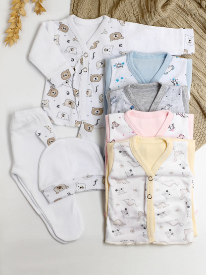 Ajuar 3 Batas PREMATURO Estampado