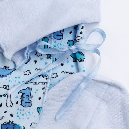 Conjunto de 4 piezas con cinta estampada