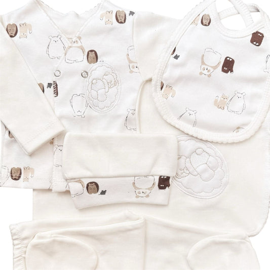 Layette 5 pieces Picot Gown