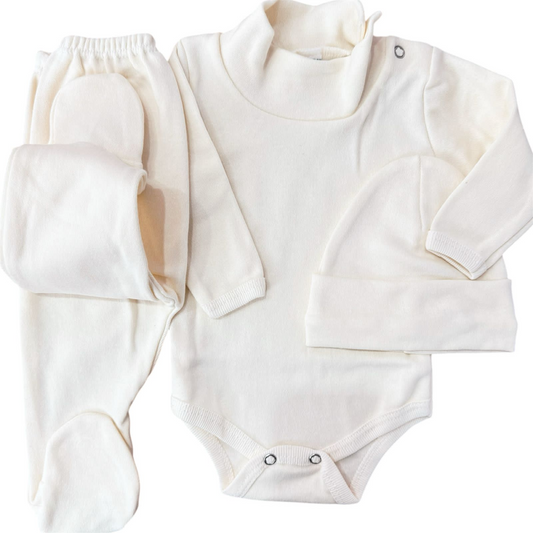 Ajuar 3 piezas Playera Liso