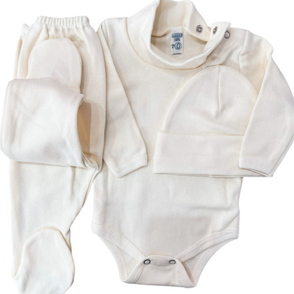 Ajuar 3 piezas Playera Liso